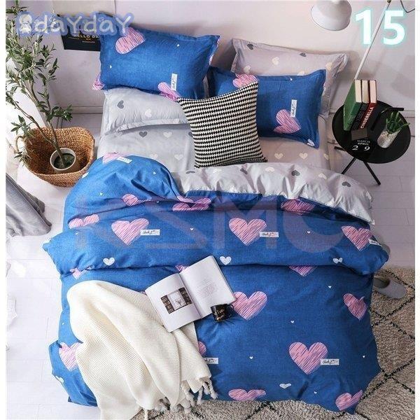 布団カバー ダブル 4点セット 寝具カバー 枕カバー シーツセット 掛けカバー シングル 北欧風 おしゃれ 洗える 柔らかい 通気性 吸湿性 四季通用 防ダニ