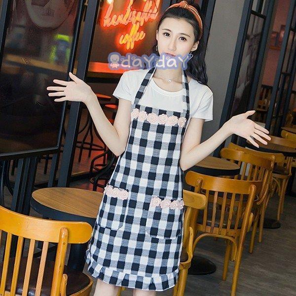レディースエプロン 可愛い 前掛け 割烹着 女性用 介護 サロペット