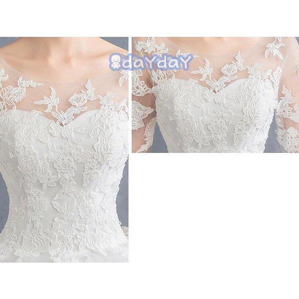 ウェディングドレス 結婚式 花嫁 プリンセスドレス 白ドレス ロングドレス 披露宴