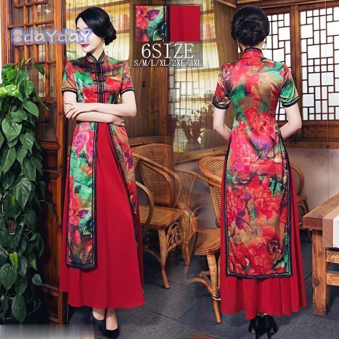 安い専門店 チャイナドレス ロング チャイナドレス コスプレ チャイナドレス 大きいサイズ ドレス 結婚式 お呼ばれ チャイナ風 ワンピース パーティードレス 半袖 花柄 直販卸売 Ssl Daikyogo Or Jp