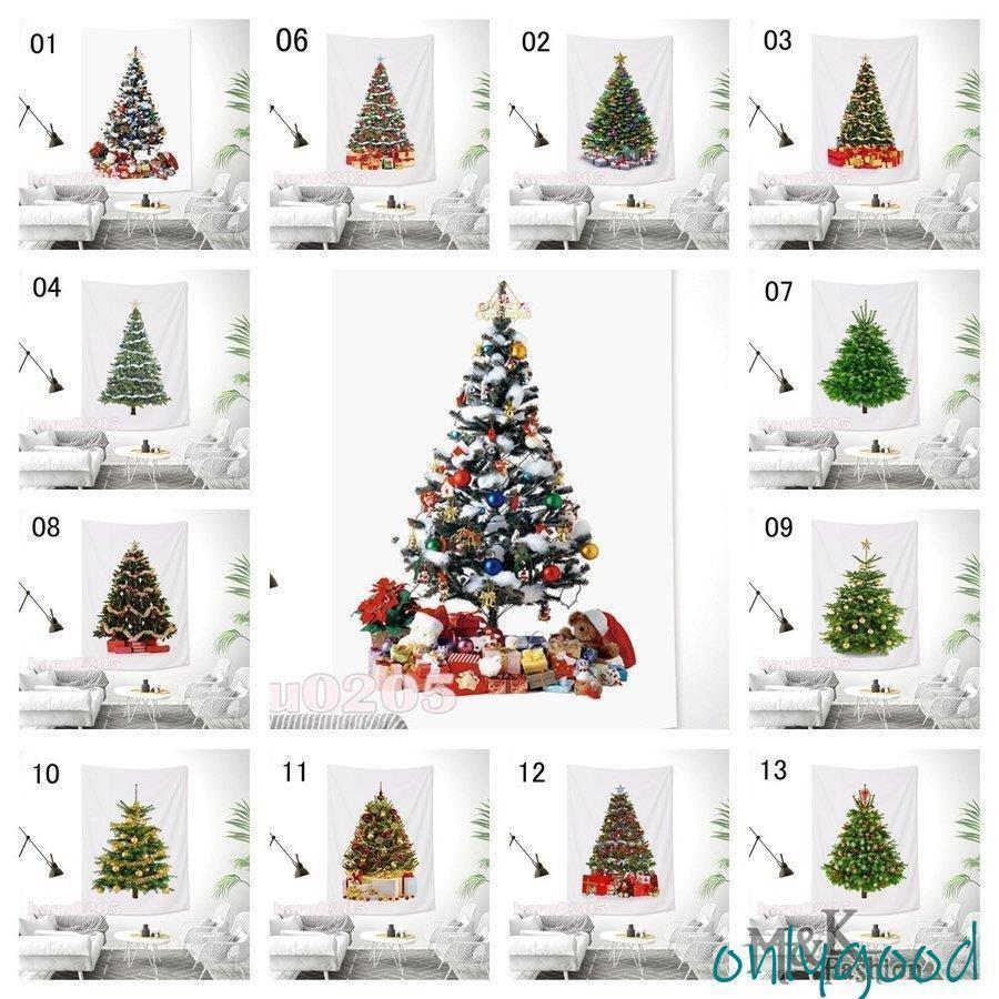 クリスマスタペストリー壁掛け オーダー クリスマスツリー クリスマスツリー タペストリー 壁掛け クリスマス 飾り 装飾 絵 布