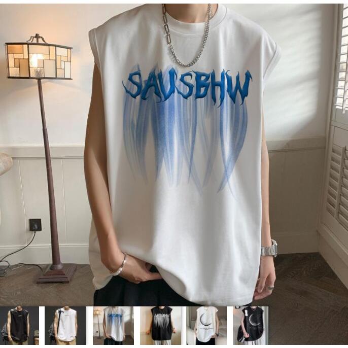 ｔシャツ メンズ ノースリーブ 綿 サマー タンクトップ 夏 カットソー 紳士 トップス カジュアル アメカジ ミリタリー メンズファッション 21激安通販