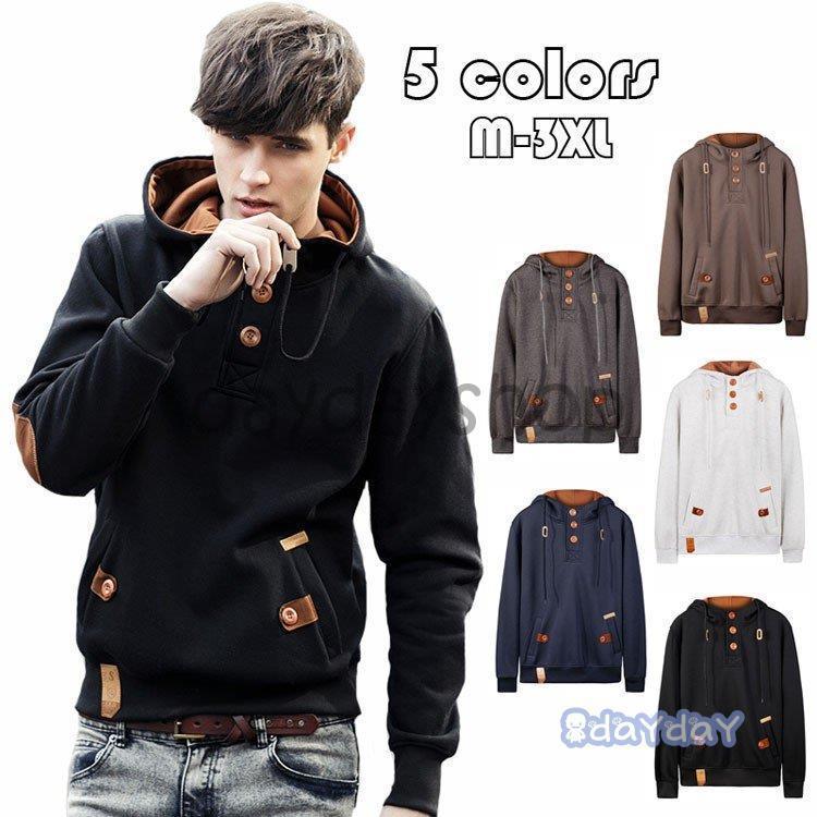 パーカー メンズ おしゃれ スウェット 長袖 切り替え フード付き 立ち襟 トップス メンズ パーカー プルオーバー 21新作 アウター 春秋 5色 代30代40代 パーカー サイズ Xl Www Bollywoodpapa Com