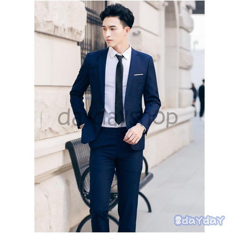 上下セットスーツ メンズスーツ カッコイイ タキシードスーツ 2つ