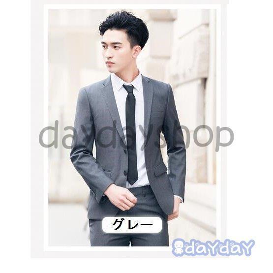 上下セットスーツ メンズスーツ カッコイイ タキシードスーツ 2つ