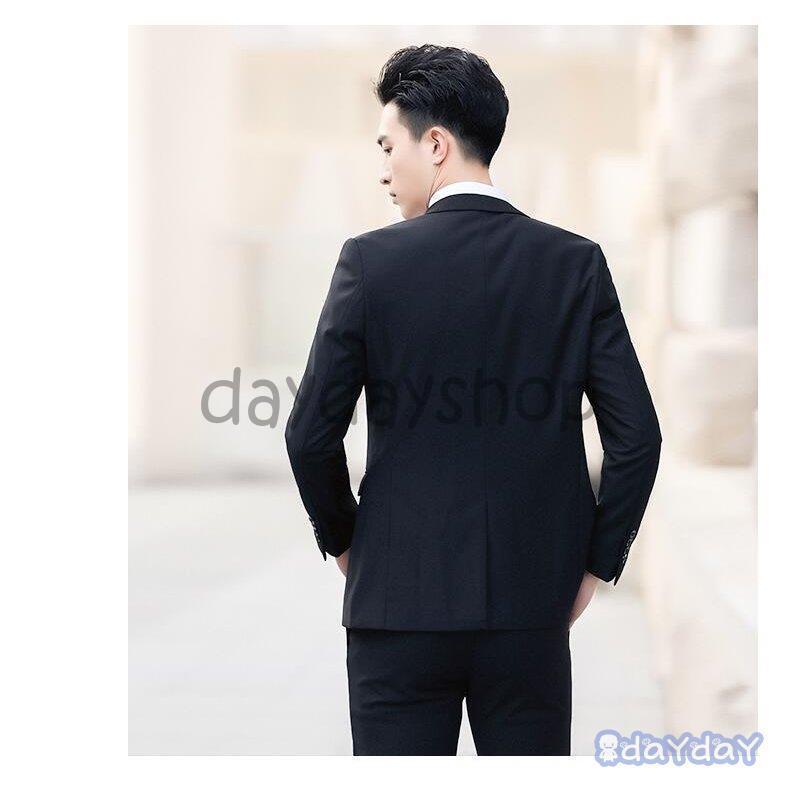 上下セットスーツ メンズスーツ カッコイイ タキシードスーツ 2つ