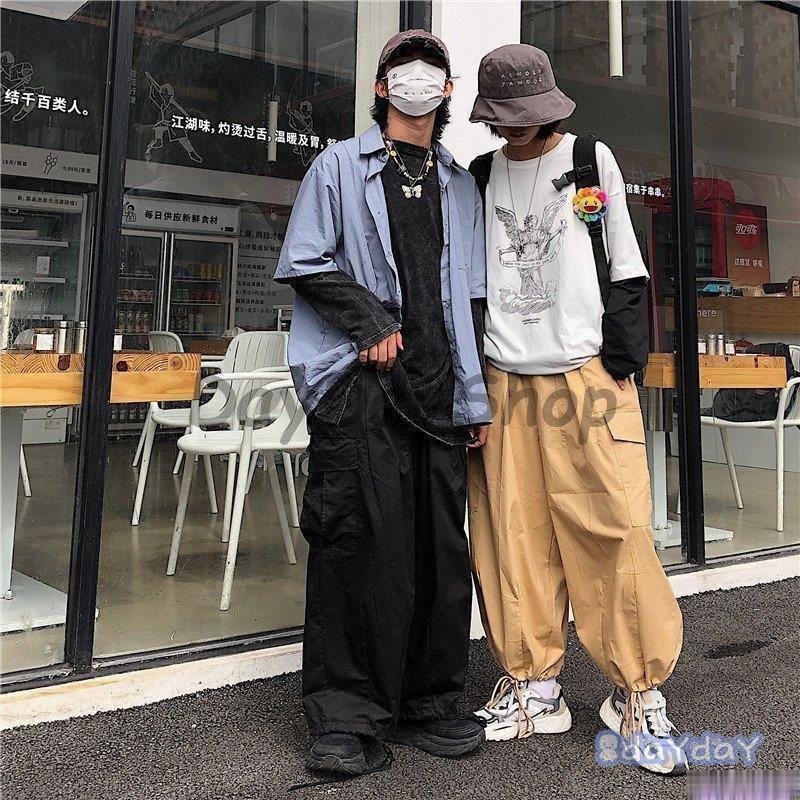 韓国ファッション パンツ 原宿風 ヒップホップ 運動パンツ メンズ レディース 原宿 ズボン ダンスウェア Hiphop ステージ 公演服 ゆったり ストリート Hl0602 Yuansu124 Day Day Shop 通販 Yahoo ショッピング