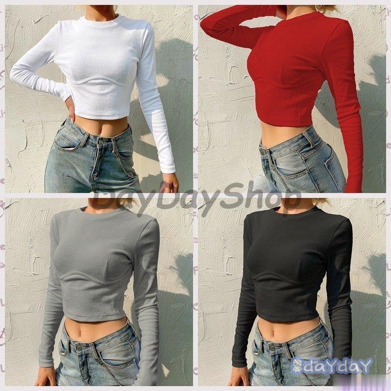 Tシャツ 女 6色長袖 半袖 きれいめ トップスゆるい トップス 韓国ファッション 原宿系 衣装bf風 ストリート風 カジュアル Hl0602 Yuansu577 Day Day Shop 通販 Yahoo ショッピング