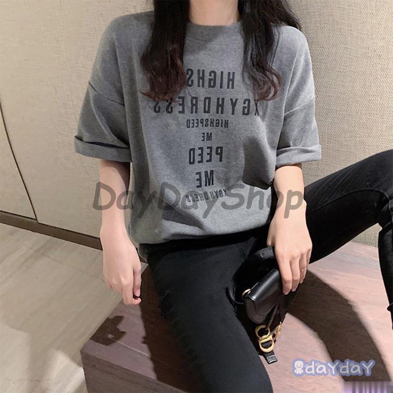 Tシャツ レディース 半袖 夏 ゆるい トップス ファッション 原宿系 BF