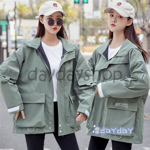マウンテンパーカー ジャンパー レディース ジャケット 春 コート ゆったり 大きいサイズ ブルゾン カジュアル アウター 代 30代 40代 50代 Ll04 Amnv233 Day Day Shop 通販 Yahoo ショッピング