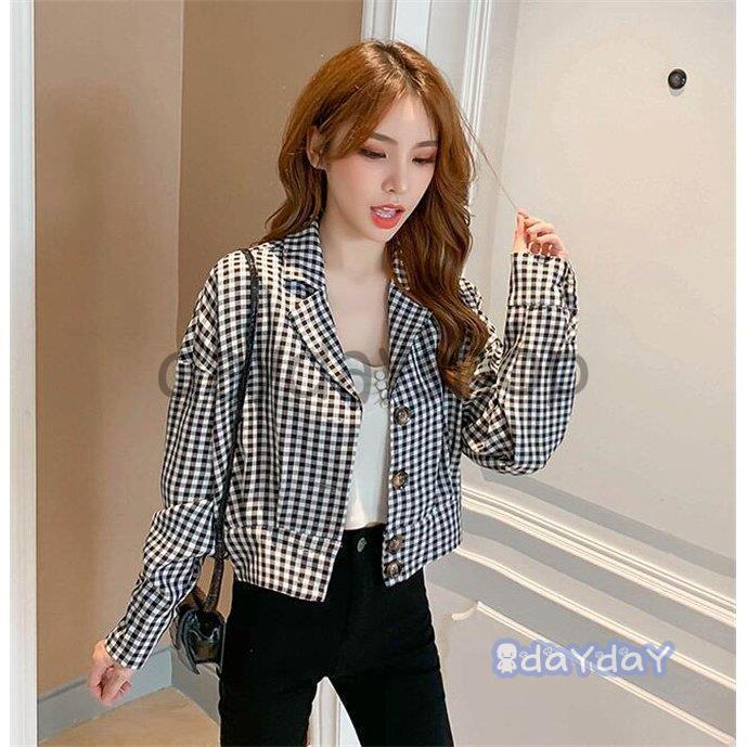 ジャケット レディース 秋服 ライダースジャケット チェック柄