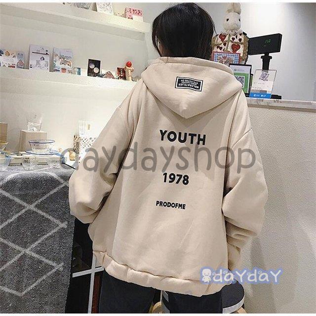 パーカー レディース 長袖 裏起毛 ジップパーカー ロング 厚手 大きいサイズ 秋 冬 春 ナンバリング オーバーサイズ 秋物 ゆったり 75 以上節約