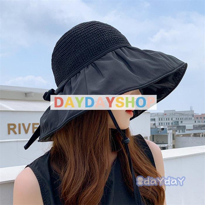 帽子 ニット帽子 レディース 大きいサイズ 紫外線カット リボン 折りたたみ アウトドア つば広 Uv対策 小顔効果 可愛い 日焼け止め 麦わら帽子 夏 あご紐付き Mercredijuin Vingtneuf17 Day Day Shop 通販 Yahoo ショッピング