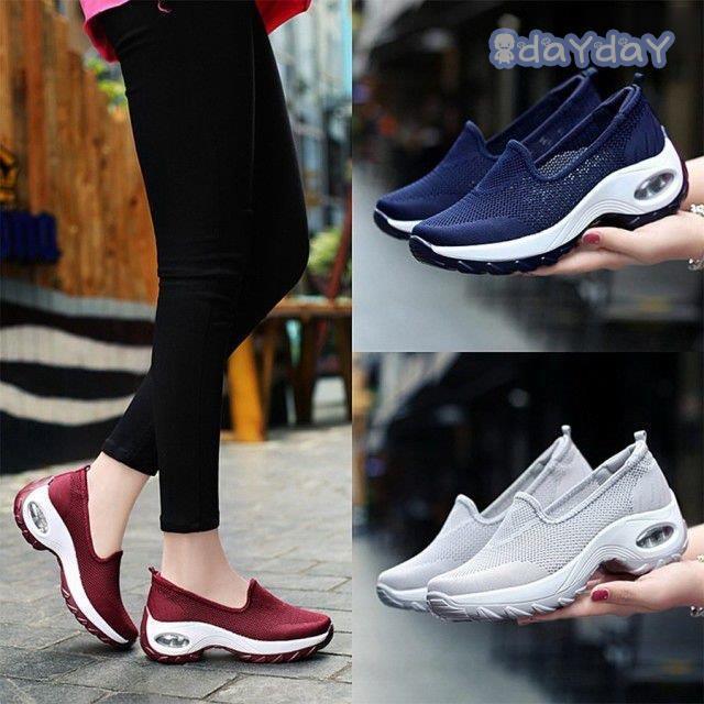 ナースシューズ ウォーキングシューズ レディース 厚底スリッポン ダイエット スポーツシューズ 疲れない シューズ 普段履き おしゃれ Rx0425 Ccwxk861 Day Day Shop 通販 Yahoo ショッピング