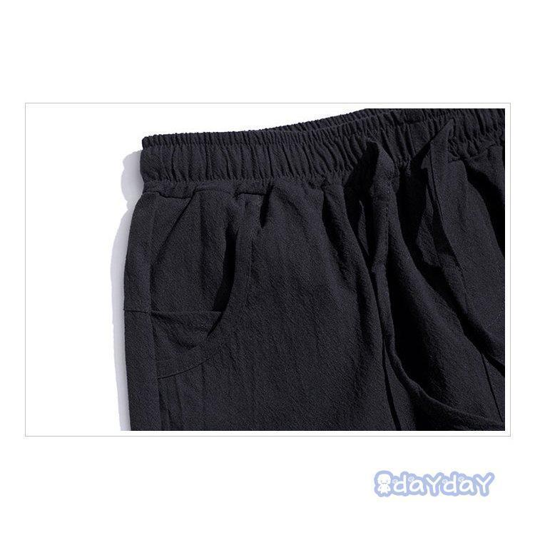 クロップドパンツ メンズ 七分丈 ハーフパンツ ワイドパンツ