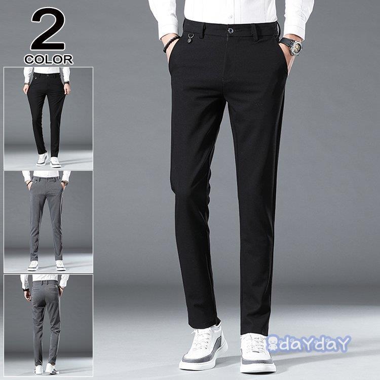 スラックス メンズ ビジネス ボトムス パンツ スリム 細身 ビジネス カジュアル スーツ 春 夏 秋 ビジネススラックス Zh0422 xk299 Day Day Shop 通販 Yahoo ショッピング