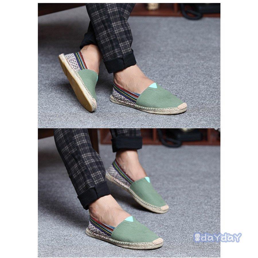 正規品質保証 キャンバス靴 エスパドリーユ メンズ ローファー シューズ スリッポン リネンシューズ 21 夏用 夏 Praxisfrauendorf De