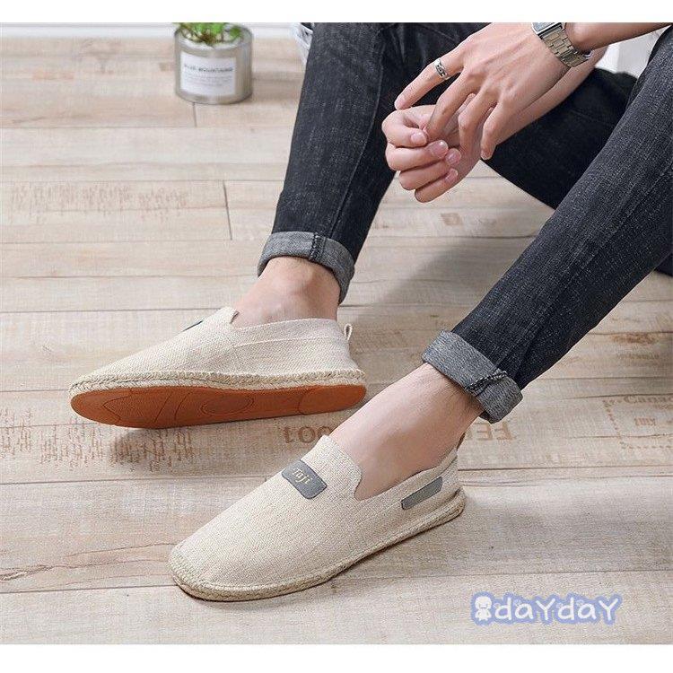 キャンバス靴 亜麻 エスパドリーユ メンズ ローファー シューズ スリッポン リネンシューズ 21 夏用 夏 Zh0422 xk609 Day Day Shop 通販 Yahoo ショッピング