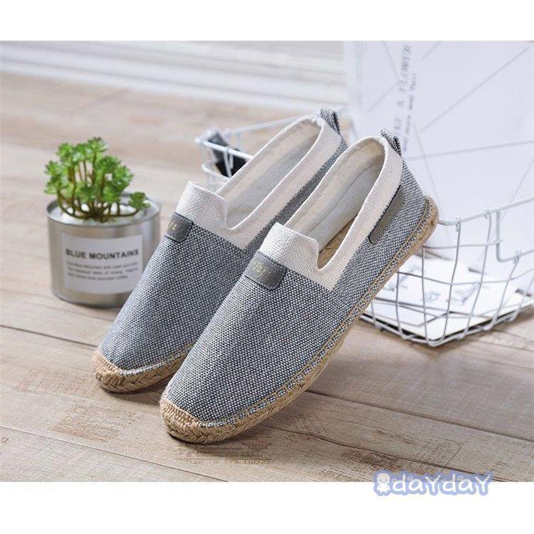 キャンバス靴 亜麻 エスパドリーユ メンズ ローファー シューズ スリッポン リネンシューズ 21 夏用 夏 Zh0422 xk609 Day Day Shop 通販 Yahoo ショッピング