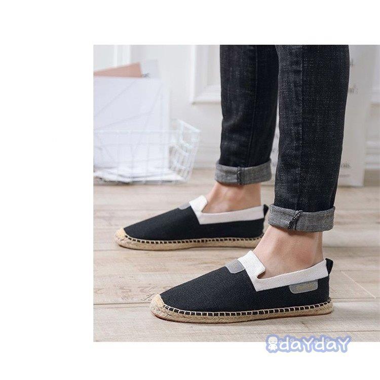 キャンバス靴 亜麻 エスパドリーユ メンズ ローファー シューズ スリッポン リネンシューズ 21 夏用 夏 Zh0422 xk609 Day Day Shop 通販 Yahoo ショッピング