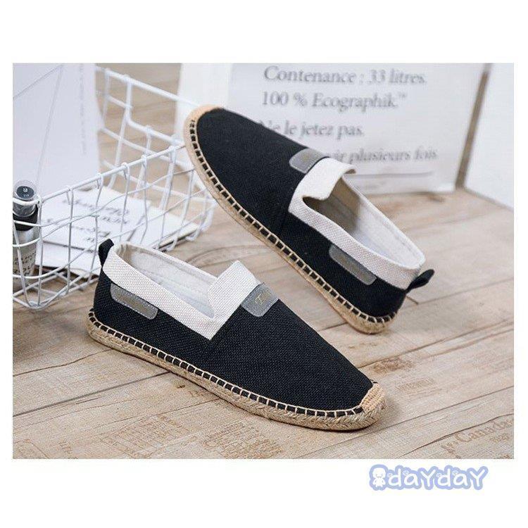 キャンバス靴 亜麻 エスパドリーユ メンズ ローファー シューズ スリッポン リネンシューズ 21 夏用 夏 Zh0422 xk609 Day Day Shop 通販 Yahoo ショッピング