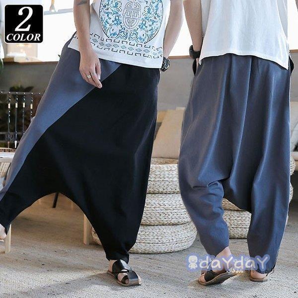 サルエルパンツ ハーレムパンツ メンズ リネンパンツ ワイドパンツ 麻パンツ ゆったり 涼しいズボン 21 夏 夏物 サルエルパンツ サイズ 5xl Www Bollywoodpapa Com