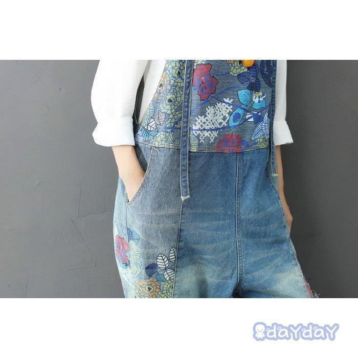 サロペット デニムサロペット オールインワン サルエルパンツ デニム