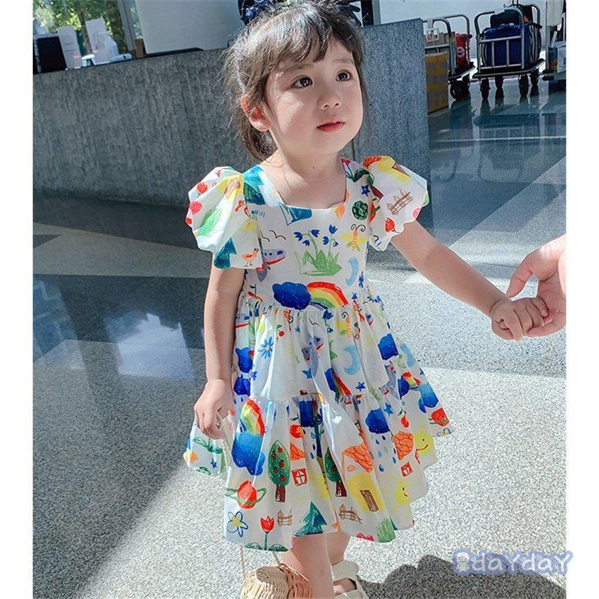 子供服 ワンピース キッズ 女の子 春夏 半袖 花柄ワンピース 子ども服