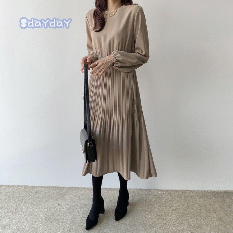 美品★エルメス　変形　ロング　ワンピース　40 L ブラウン　Aライン ワンピース レディース 40代 ロングワンピース きれいめ Aライン