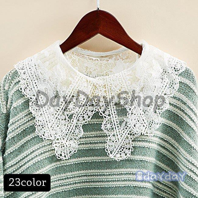 付け襟 ホワイトレース レディース つけえり 森ガール 姫系 付け衿 ファッション小物 付けえり シャツ衿 ブラウス襟 可愛い レトロ 大人女性の