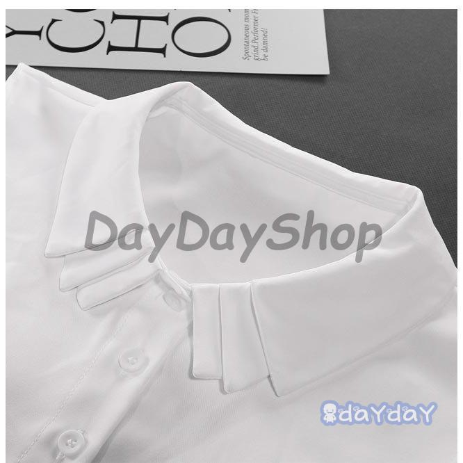 付け襟 レディース つけえり アジャスター付き シャツ襟 可愛い シフォン 付け衿 白 黒 付け襟 ファッション小物 ブラウス 重ね着 レトロ | ブランド登録なし | 06