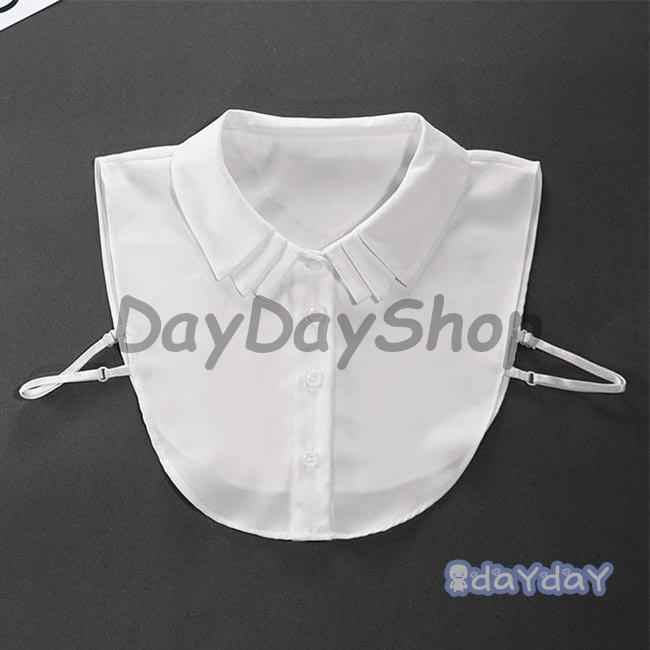 付け襟 レディース つけえり アジャスター付き シャツ襟 可愛い シフォン 付け衿 白 黒 付け襟 ファッション小物 ブラウス 重ね着 レトロ | ブランド登録なし | 07