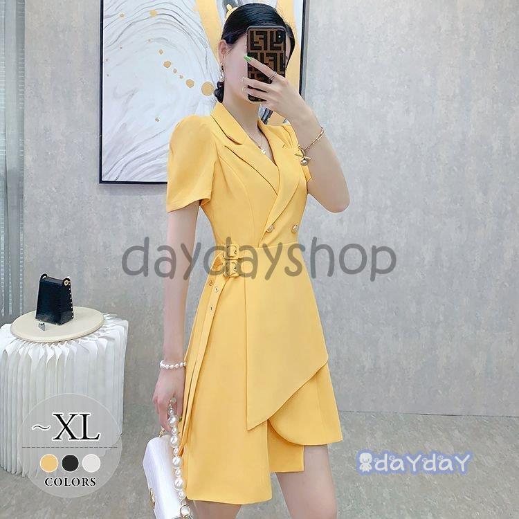 販売ネット ワンピース 襟付き 半袖 短め ブラック ホワイト ボタン エレガント Sns映え ガーリー 可愛い ドライブ 美人 食事会 女子会 通販モール Www Superavila Com