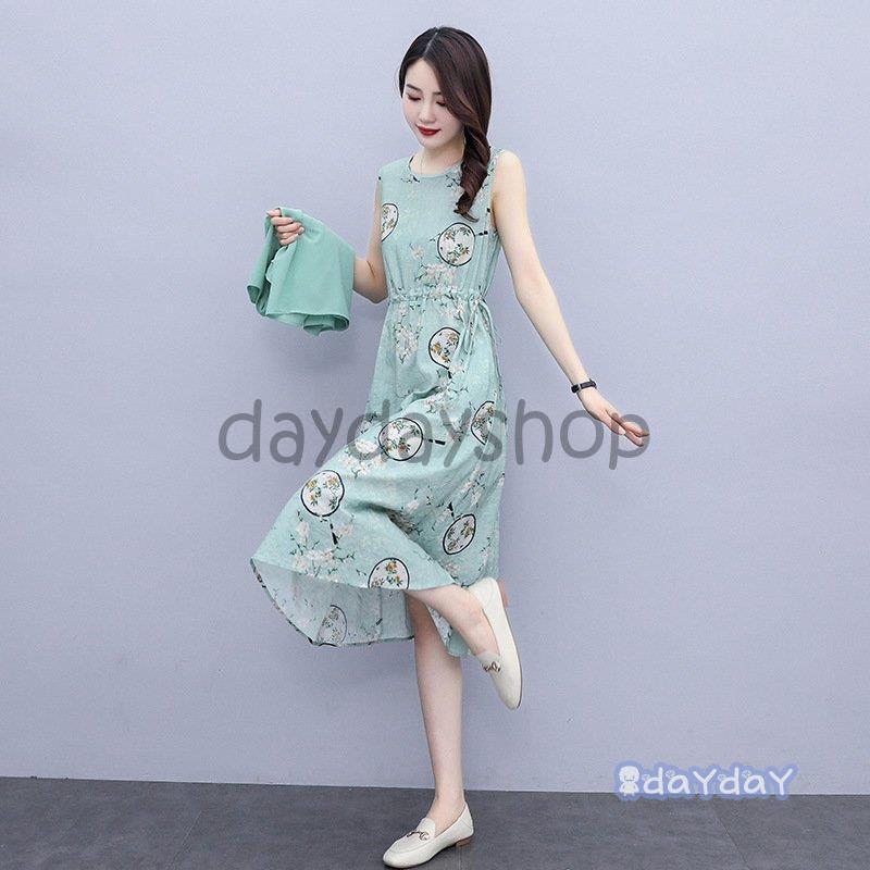 セットアップ ジャケット ワンピース 花柄 シフォン ギャザー