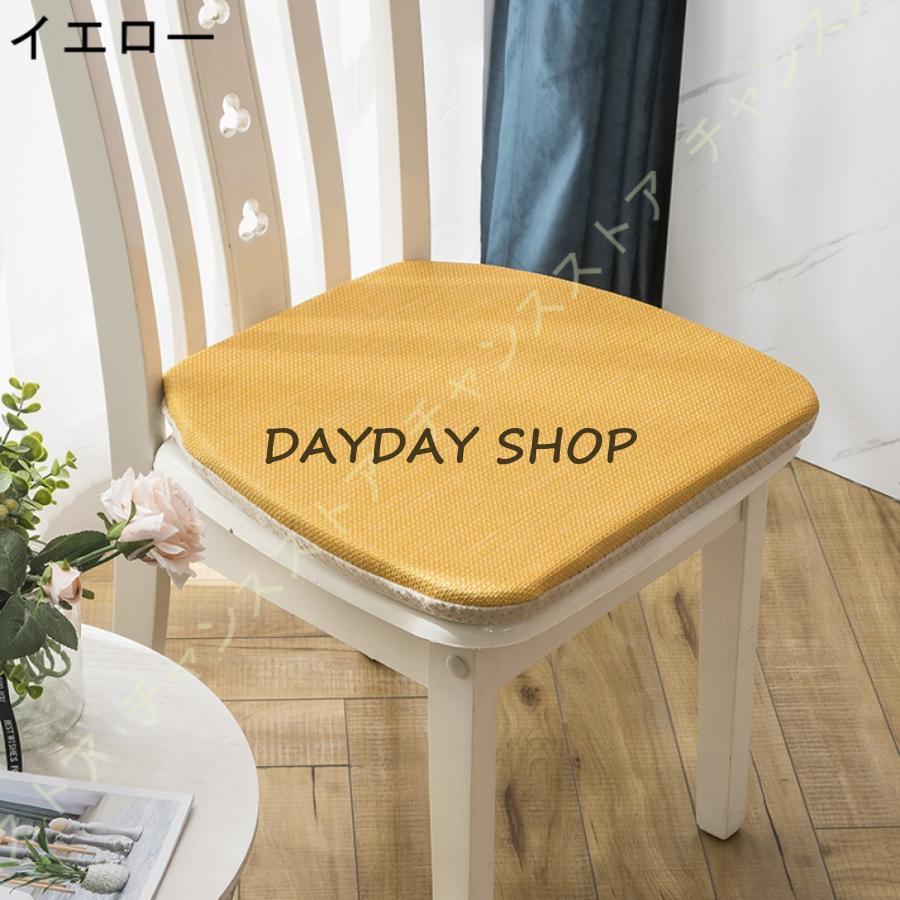 未使用✨馬蹄形座布団　椅子用ひも付きクッション 食卓椅子用 低反発　カーキ 馬蹄形座布団 椅子用ひも付きクッション 防水 滑り止め 超通気性