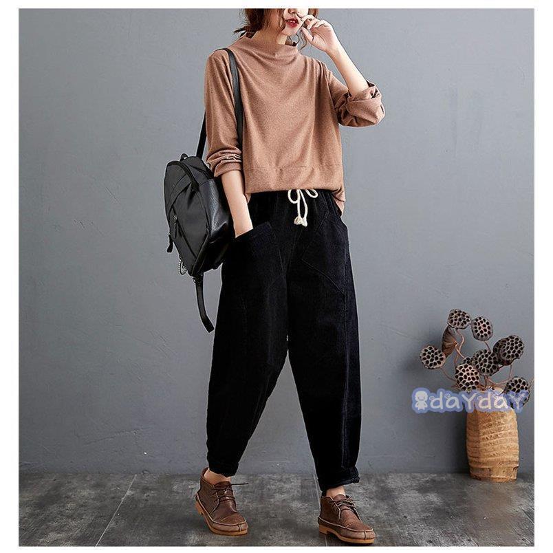 人気急上昇 パンツ コーデュロイ サルエルパンツ ボトムス テーパードパンツ ズボン レディース 大きいサイズ おしゃれ ゆったり 無地 カジュアル 着痩せ シンプル 秋冬 Simbcity Net