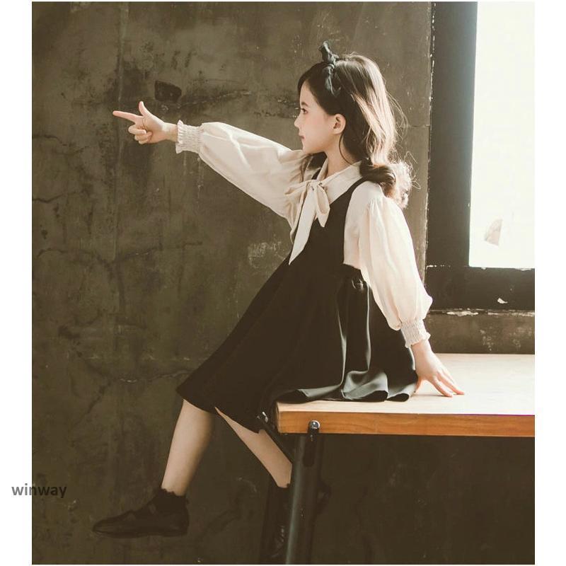 韓国子供服ドレス ワンピース ２点セット セットアップ 女の子 ガールズ ドレス キッズワンピース 入学式 ブラウス  卒業式 ピアノ 発表会 七五三 結婚式 | ブランド登録なし