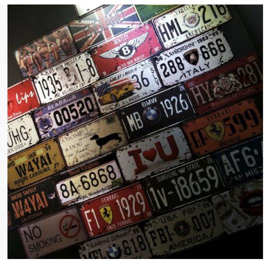 ブリキ看板 プレート 壁飾り カフェ バー 喫茶店 店舗 ビンテージ