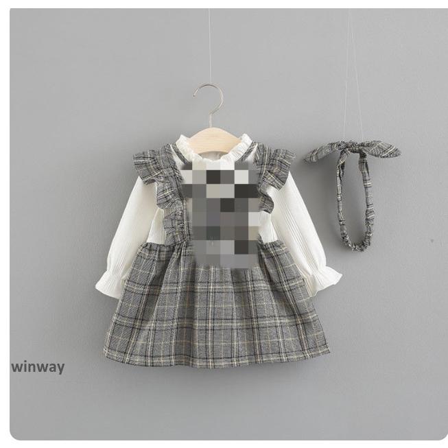 ベビー服 女の子 春 通販 おしゃれ かわいい 子供服 ワンピース 長袖 キッズ ベビー 子ども服 70 80 90 100 秋冬 フレアワンピース 女子 女児 可愛い | ブランド登録なし