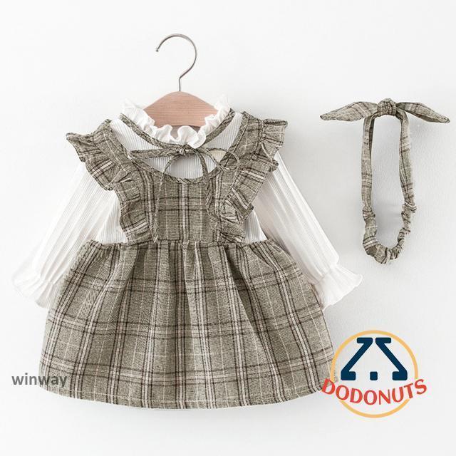 ベビー服 女の子 春 通販 おしゃれ かわいい 子供服 ワンピース 長袖 キッズ ベビー 子ども服 70 80 90 100 秋冬 フレアワンピース 女子 女児 可愛い | ブランド登録なし | 01