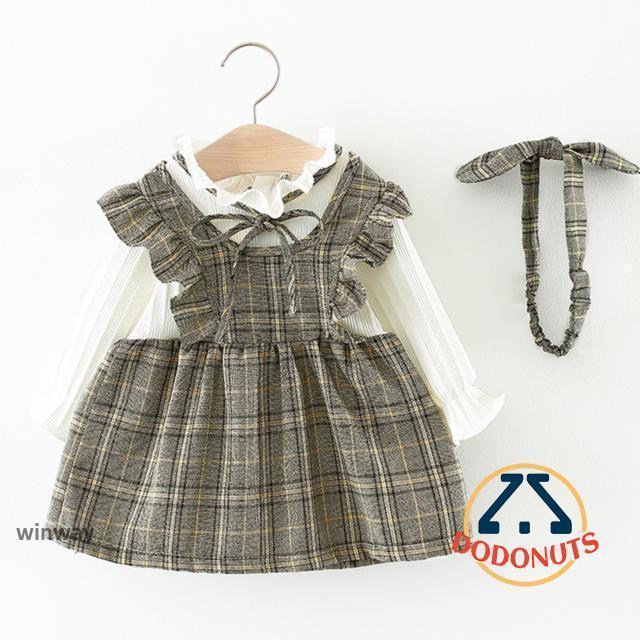 ベビー服 女の子 春 通販 おしゃれ かわいい 子供服 ワンピース 長袖 キッズ ベビー 子ども服 70 80 90 100 秋冬 フレアワンピース 女子 女児 可愛い | ブランド登録なし | 02