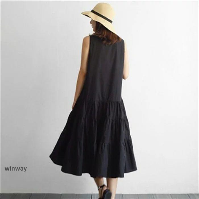 トラノイTRANOI.✴︎パフスリーブドローコートワンピース　パラダイスピクニック 小柄さんならワンピース使いもOK ノースリーブティアード