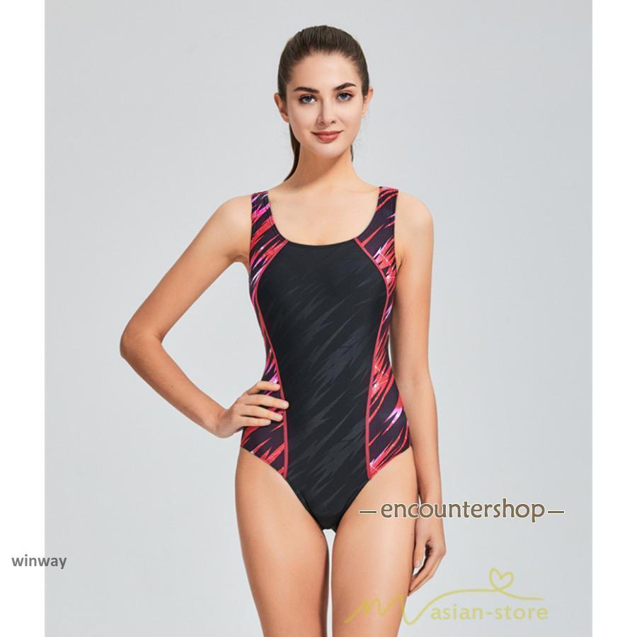 水着 レディース 体型カバー スポーツ フィットネス 競泳用水着