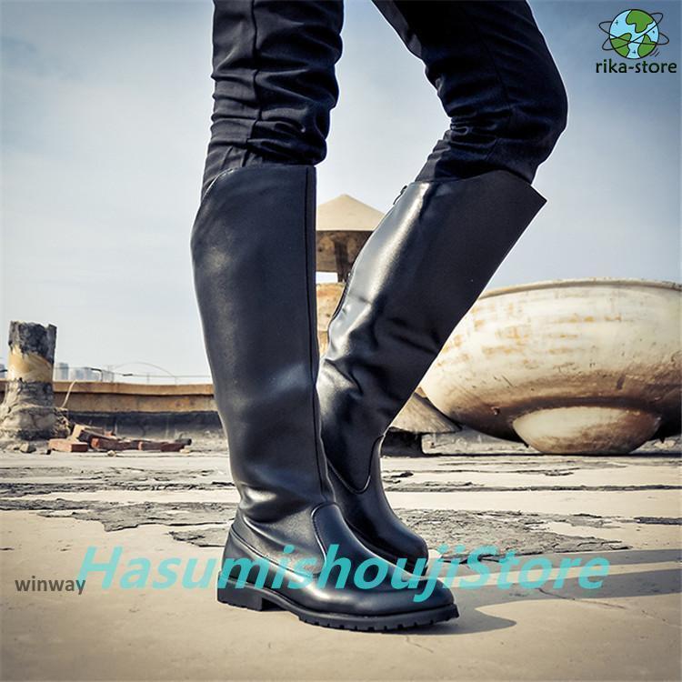 バイクブーツ　未使用　エンジニアブーツ バイクブーツ メンズ ブーツ エンジニアブーツ ロング