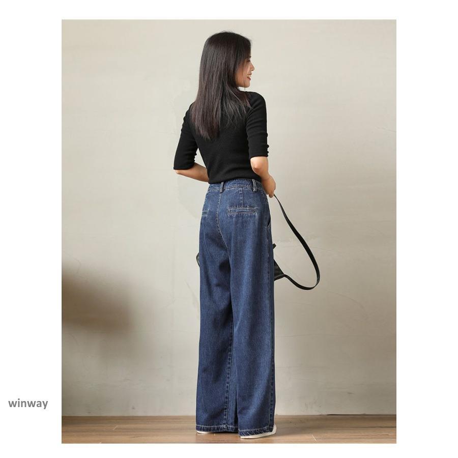 デニムパンツ ジーンズ レディース ワイド デニム ゆったり デニムパンツ ジーンズ レディース ワイド デニム ゆったり