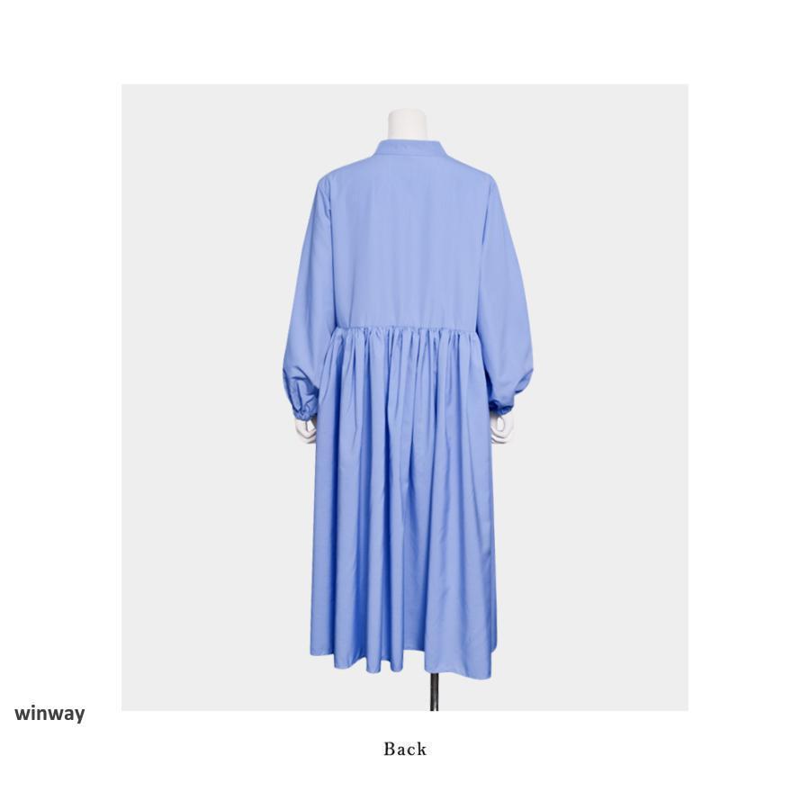 新品タグ付✨CELFORD シャツワンピース フレア Aライン ネイビー 長袖 ワンピース レディース シャツワンピース Aライン マキシ丈