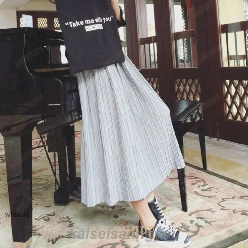 ロング 春 夏 秋 冬 ロングスカート プリーツ マキシ丈 aライン