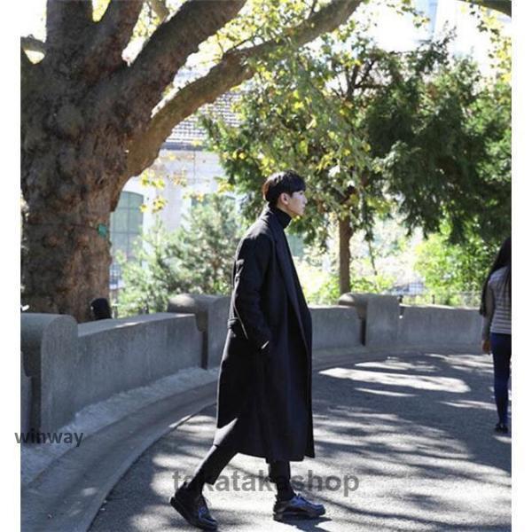 チェスターコート メンズ ロングコート スプリングコート 中綿