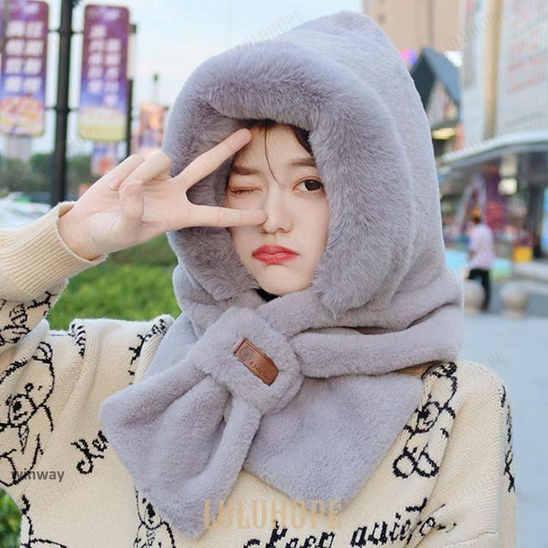 ファー/帽子＋マフラー ミニミニストア miniministore マフラー帽子うさぎ耳 ファー帽子