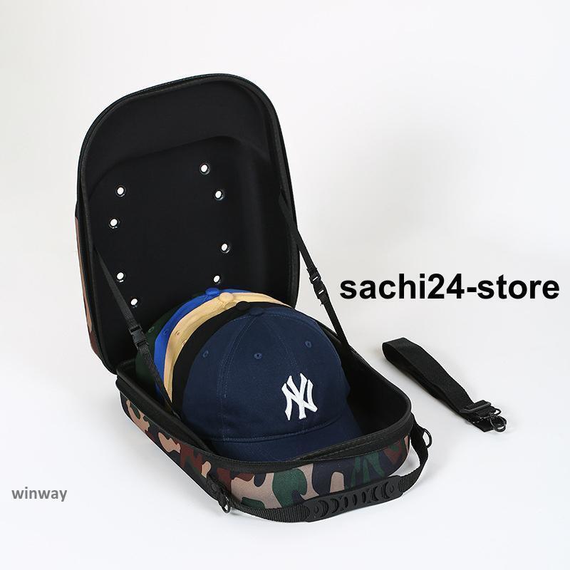 キャップ収納バッグ 帽子ケース 6個用 キャップキャリア 手提げ